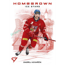 2026 Sportzoo Hokejové Česko #HS-21 Ondřej Kovařčík Homegrown Ice Stars