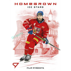 2026 Sportzoo Hokejové Česko #HS-10 Filip Pyrochta Homegrown Ice Stars