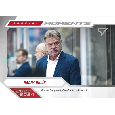 2026 Sportzoo Hokejové Česko #SM-20 Radim Rulík Special Moments