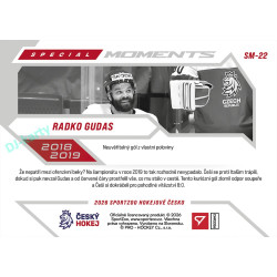2026 Sportzoo Hokejové Česko #SM-22 Radko Gudas Special Moments