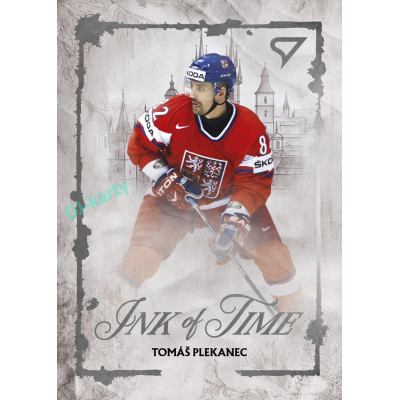 2026 Sportzoo Hokejové Česko #IT-7 Tomáš Plekanec Ink of Time