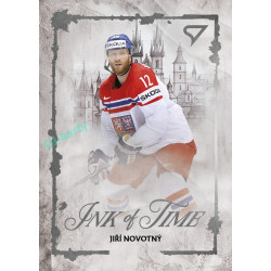 2026 Sportzoo Hokejové Česko #IT-6 Jiří Novotný Ink of Time