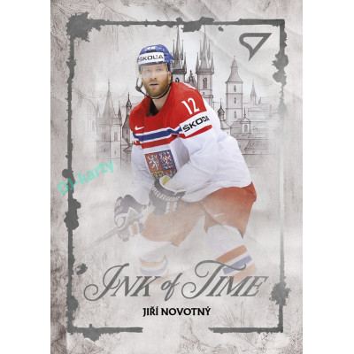 2026 Sportzoo Hokejové Česko #IT-6 Jiří Novotný Ink of Time