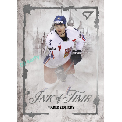 2026 Sportzoo Hokejové Česko #IT-4 Marek Židlický Ink of Time