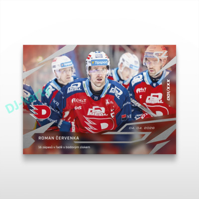 2025/26 Sportzoo ELH LIVE #L-51 Roman Červenka  LIVE karta xx/xx