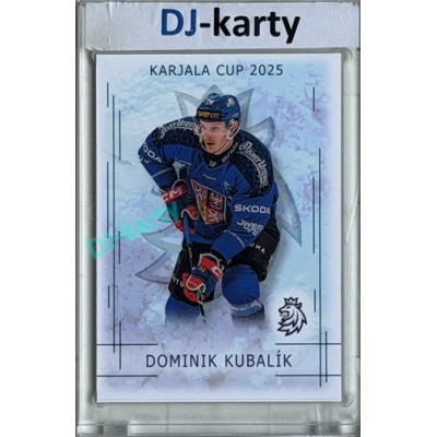 2025/26 Real Cards serie 1 #KC-14 Dominik Kubalík Karjala cup 2025/26