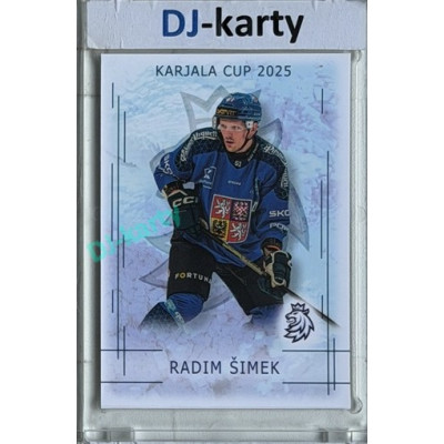 2025/26 Real Cards serie 1 #KC-24 Radim Šimek Karjala cup 2025/26