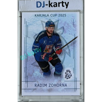 2025/26 Real Cards serie 1 #KC-26 Radim Zohorna Karjala cup 2025/26