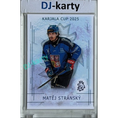 2025/26 Real Cards serie 1 #KC-22 Matěj Stránský Karjala cup 2025/26