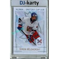 2025/26 Real Cards serie 1 #HG-01 Šimon Bělohorský Hlinka-Gretzky cup U18