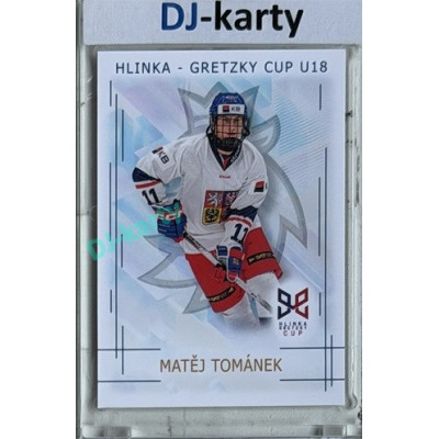 2025/26 Real Cards serie 1 #HG-21 Matěj Tománek Hlinka-Gretzky cup U18
