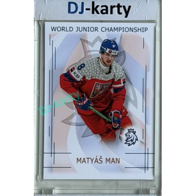 2025/26 Real Cards serie 1 #U20-13 Matyáš Man World junior Championship U20 2025/26