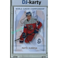 2025/26 Real Cards serie 1 #U20-12 Matěj Kubiesa World junior Championship U20 2025/26