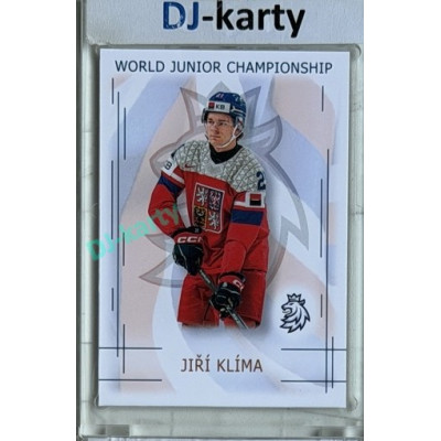 2025/26 Real Cards serie 1 #U20-11 Jiří Klíma World junior Championship U20 2025/26