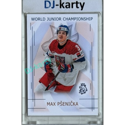 2025/26 Real Cards serie 1 #U20-20 Max Pšenička World junior Championship U20 2025/26