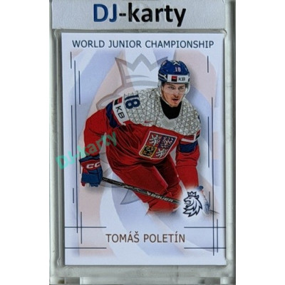 2025/26 Real Cards serie 1 #U20-19 Tomáš Poletín World junior Championship U20 2025/26