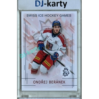 2025/26 Real Cards serie 1 #SHG-02 Ondřej Beránek Swiss ice hockey games 2025/26