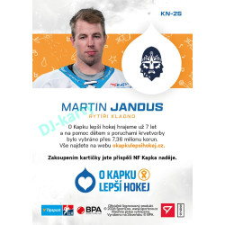 2026 hvězdy Tipsport ELH #KN-25 MARTIN JANDUS