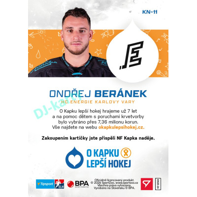 2026 hvězdy Tipsport ELH #KN-11 ONDŘEJ BERÁNEK