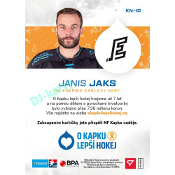 2026 hvězdy Tipsport ELH #KN-10 JANIS JAKS