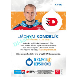 2026 hvězdy Tipsport ELH #KN-07 JÁCHYM KONDELÍK