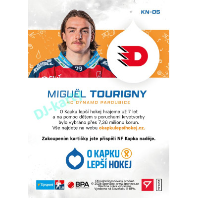 2026 hvězdy Tipsport ELH #KN-05 MIGUËL TOURIGNY