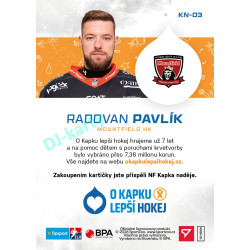 2026 hvězdy Tipsport ELH #KN-03 RADOVAN PAVLÍK