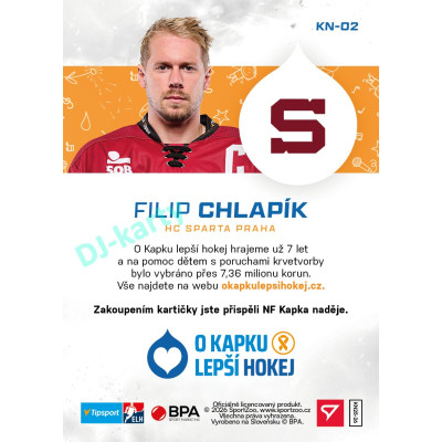 2026 hvězdy Tipsport ELH #KN-02 FILIP CHLAPÍK