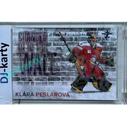 2025/26 Real Cards serie 1 #CHW-22 Klára Peslarová Changed in to the wall Magma xx/25
