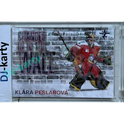 2025/26 Real Cards serie 1 #CHW-22 Klára Peslarová Changed in to the wall Magma xx/25