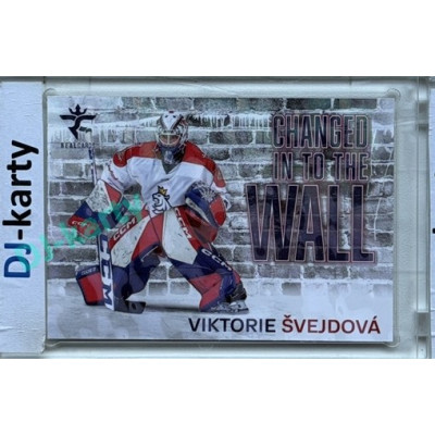 2025/26 Real Cards serie 1 #CHW-21 Viktorie Švejdová Changed in to the wall Magma xx/25