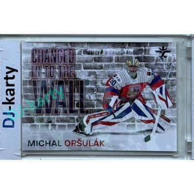 2025/26 Real Cards serie 1 #CHW-24 Michal Oršulák Changed in to the wall Magma xx/25