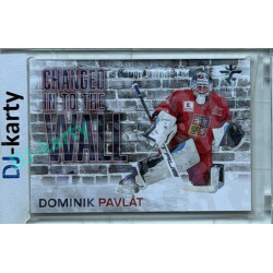 2025/26 Real Cards serie 1 #CHW-02 Dominik Pavlát Changed in to the wall Magma xx/25