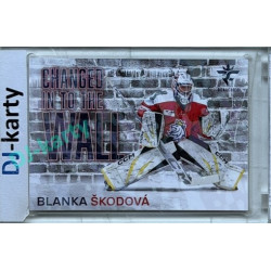 2025/26 Real Cards serie 1 #CHW-20 Blanka Škodová Changed in to the wall Magma xx/25