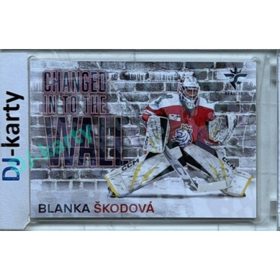 2025/26 Real Cards serie 1 #CHW-20 Blanka Škodová Changed in to the wall Magma xx/25