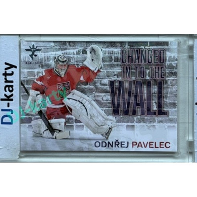 2025/26 Real Cards serie 1 #CHW-12 Ondřej Pavelec Changed in to the wall Magma xx/25