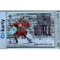 2025/26 Real Cards serie 1 #CHW-03 Jakub Málek Changed in to the wall Magma xx/25
