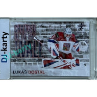 2025/26 Real Cards serie 1 #CHW-07 Lukáš Dostál Changed in to the wall Magma xx/25