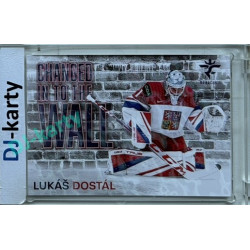 2025/26 Real Cards serie 1 #CHW-07 Lukáš Dostál Changed in to the wall Magma xx/25