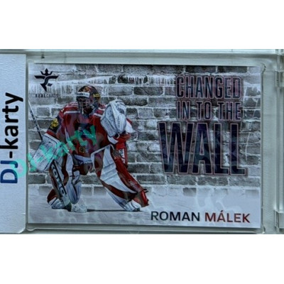 2025/26 Real Cards serie 1 #CHW-16 Roman Málek Changed in to the wall Magma xx/25