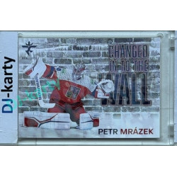 2025/26 Real Cards serie 1 #CHW-09 Petr Mrázek Changed in to the wall Magma xx/25