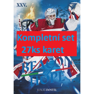 2026 Sportzoo Hokejové Česko kompletní set 27ks karet Beacon of Hope