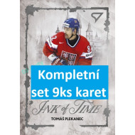2026 Sportzoo Hokejové Česko kompletní set 9ks karet Ink of Time