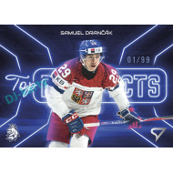 2026 Sportzoo Hokejové Česko #TP-19 Samuel Drančák Top Prospects Neon Blue xx/99