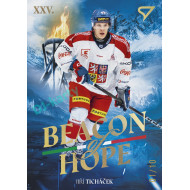 2026 Sportzoo Hokejové Česko #BH-13 Jiří Ticháček Beacon of Hope Yellow Gold xx/10