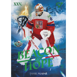 2026 Sportzoo Hokejové Česko #BH-05 Daniel Vladař Beacon of Hope Forest Green xx/50