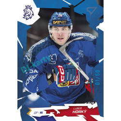 2026 Sportzoo Hokejové Česko #30 Luboš Horký Cobalt Blue xx/50