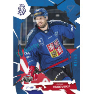 2026 Sportzoo Hokejové Česko #40 Daniel Kurovský Cobalt Blue xx/50