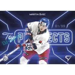 2026 Sportzoo Hokejové Česko #TP-14 Martin Švec Top Prospects Neon Blue xx/99