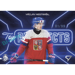 2026 Sportzoo Hokejové Česko #TP-29 Václav Nestrašil Top Prospects Neon Blue xx/99